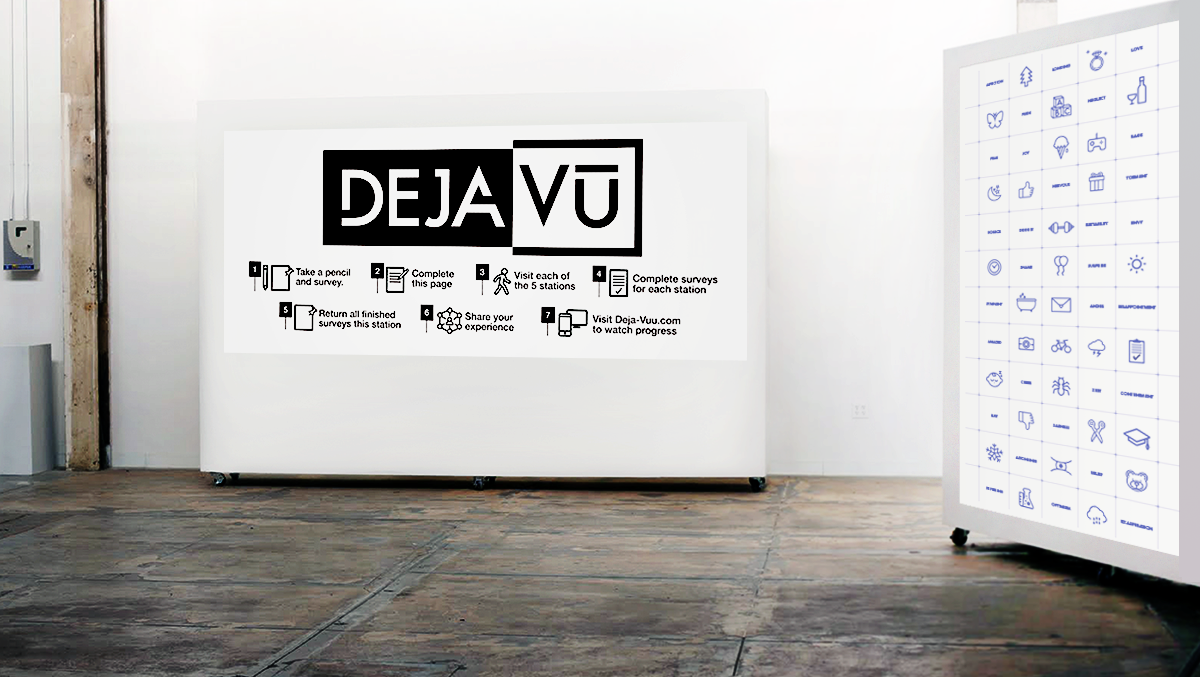 Print Media Installation Emotion Recognition Deja Vu